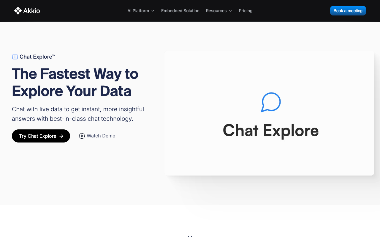 Chat Explore by Akkio：使用自然语言对话获取数据分析并自动生成可视化图表