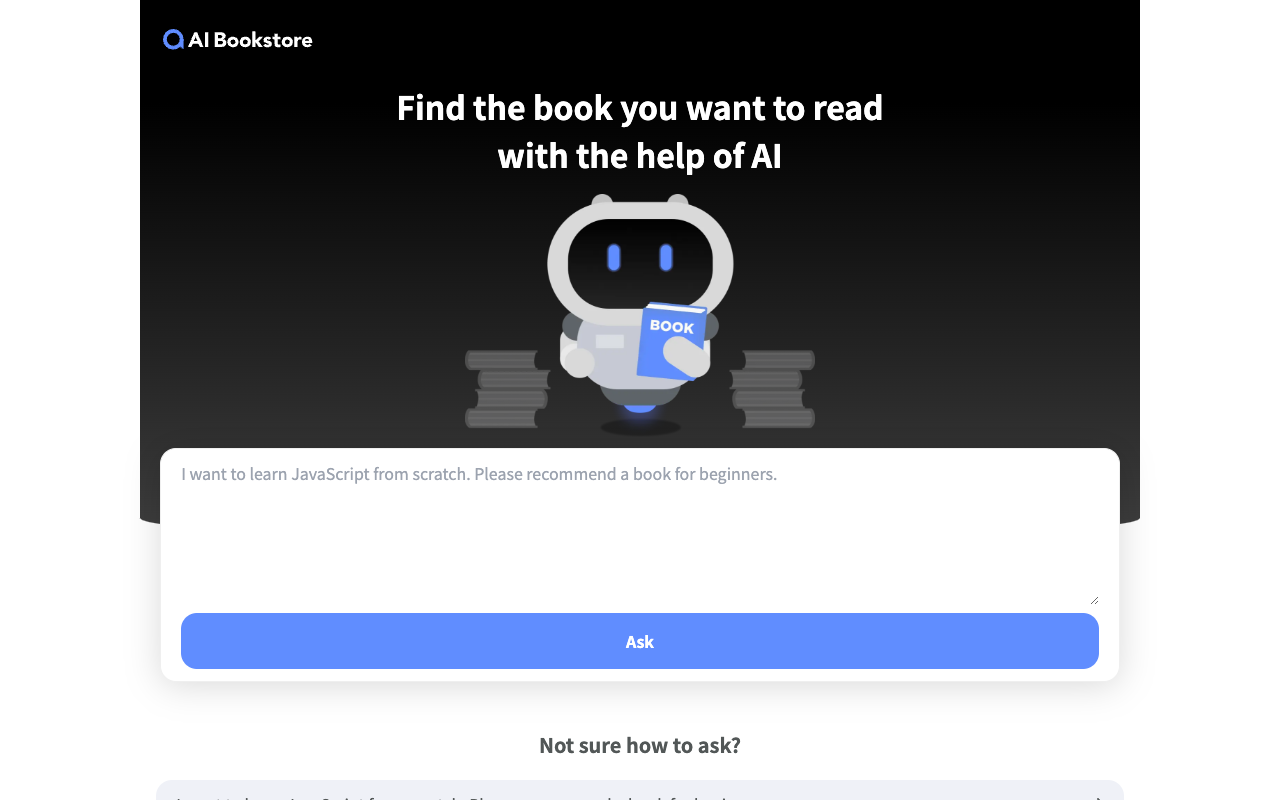 AIBookStore：AI 助手帮你找到想读的书 人工智能 书籍推荐 智能搜索