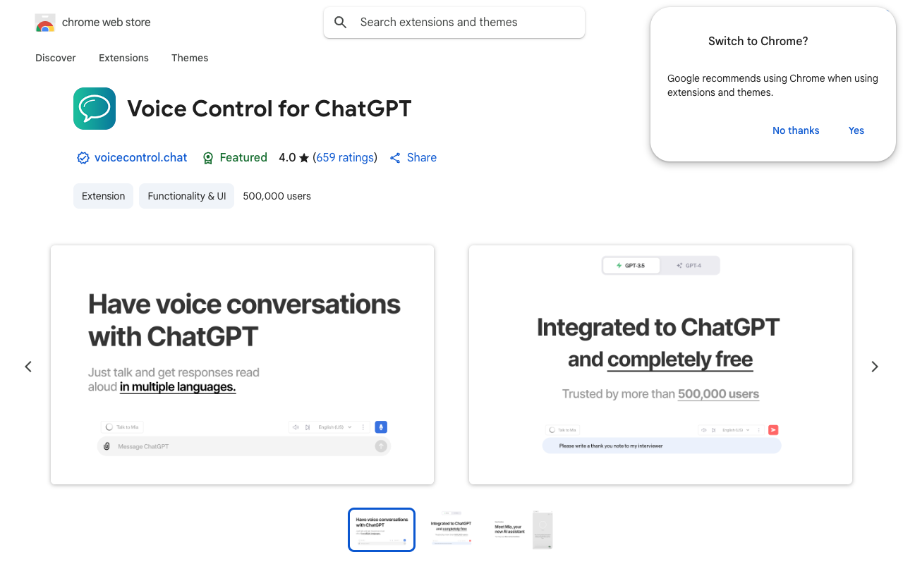 voice-control-for-chatgpt - 为 ChatGPT 交互增加语音控制 人工智能 语音控制