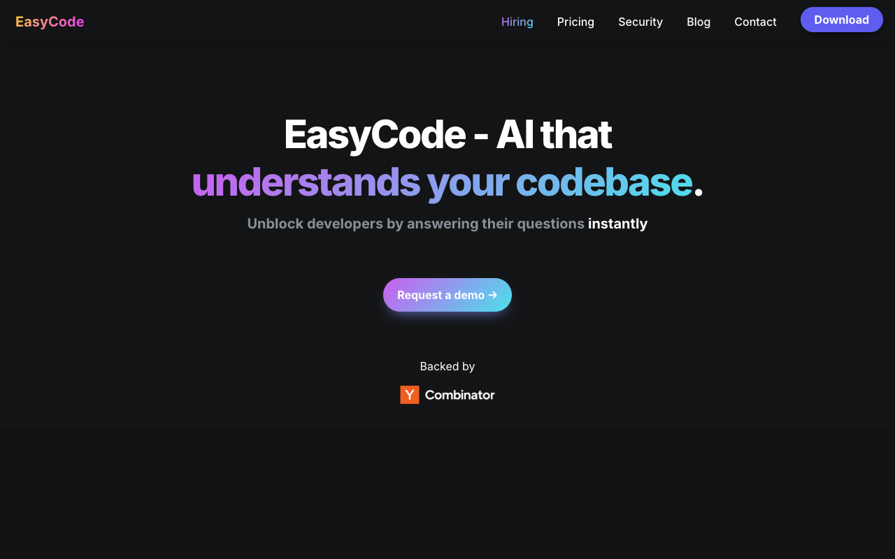 EasyCode（VS Code 插件）- AI 智能理解你的代码