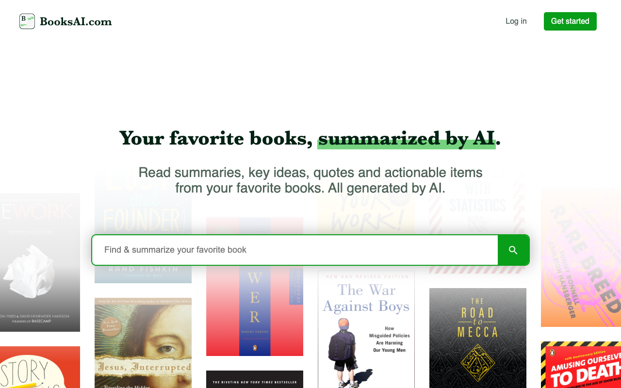 Booknotes - AI 图书摘要