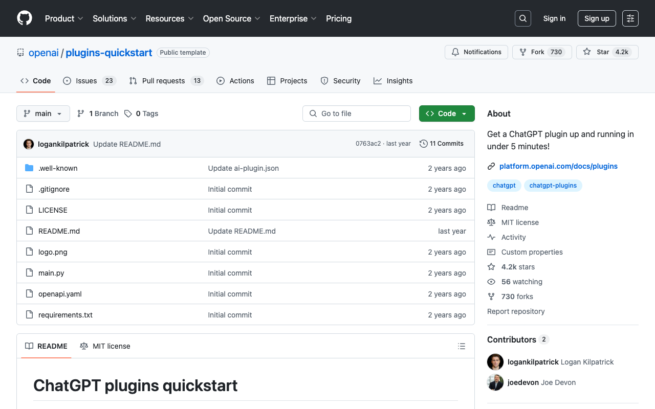 OpenAI Plugins Quickstart - 5 分钟内启用 ChatGPT 插件