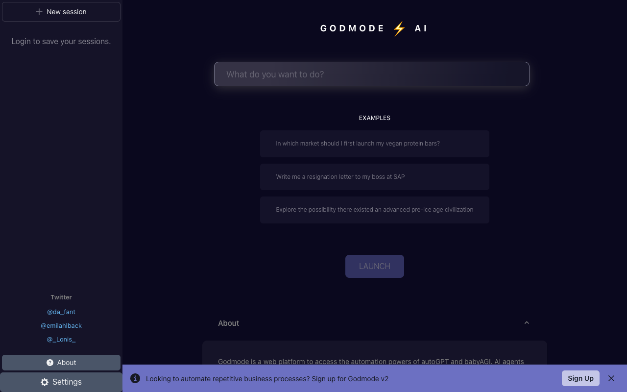 Godmode- 在浏览器中的 AGI