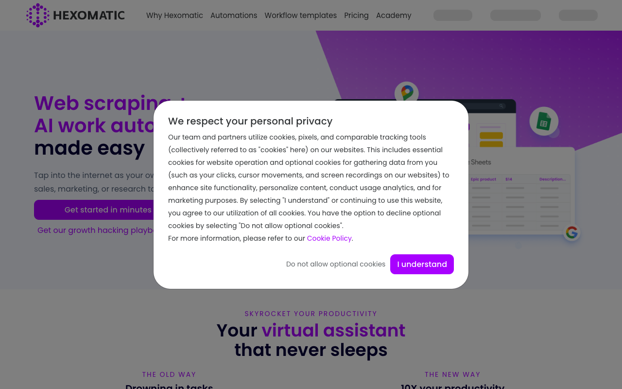 Hexomatic - 使用 Hexomatic 创建自己的 ChatGPT 代理