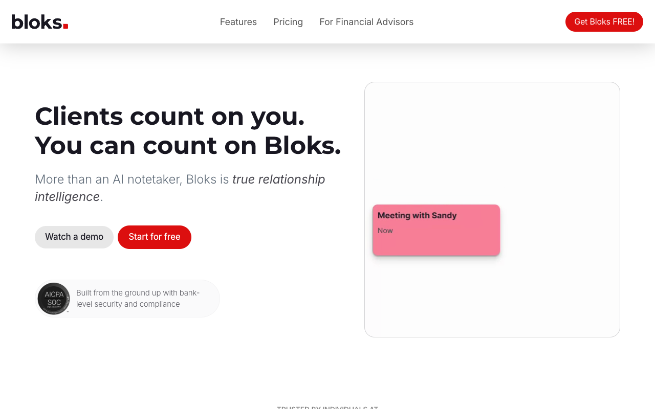 Bloks - AI 助手提高工作效率 人工智能 生产力工具