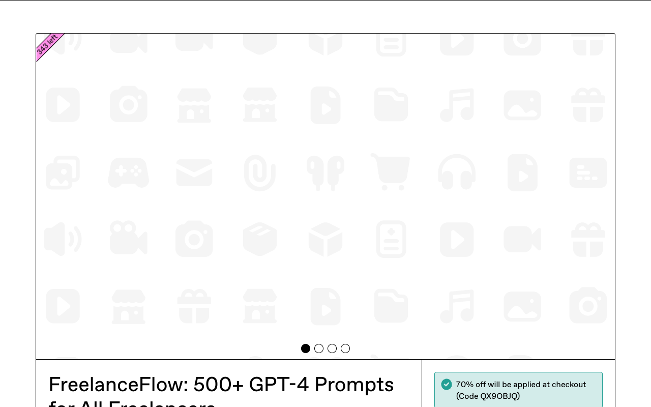 FreelanceFlow: 500+ GPT-4 自由职业者提示