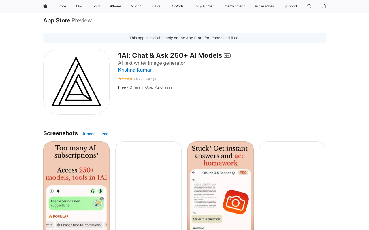 AI Assistant - Jupyter Lite Chatbot Notebooks 人工智能 iOS 应用 笔记本