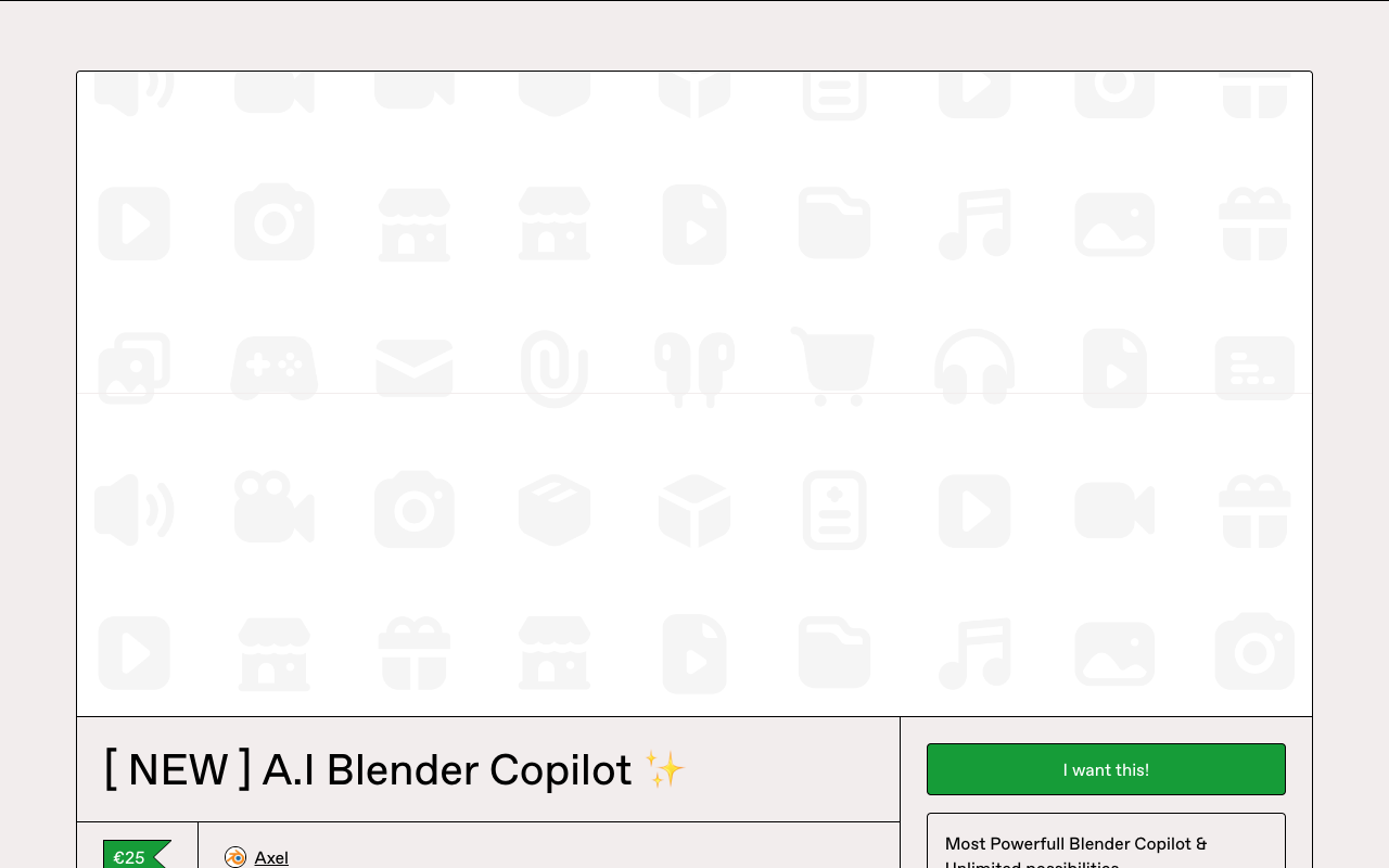Blender Copilot Exclusive GPT Tool - AI - 3D 渲染中最强大的人工智能解决方案 人工智能 3D 渲染 Blender