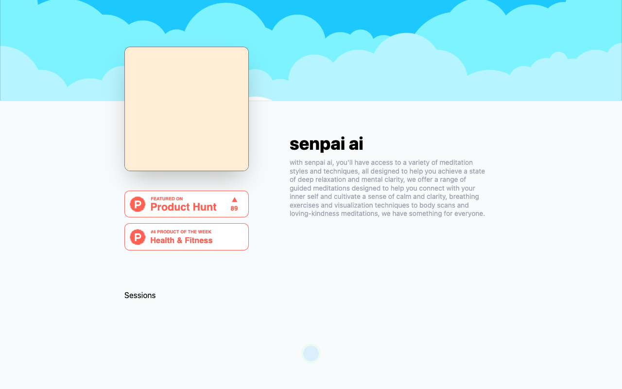 Senpai AI - 让 AI 指导你冥想