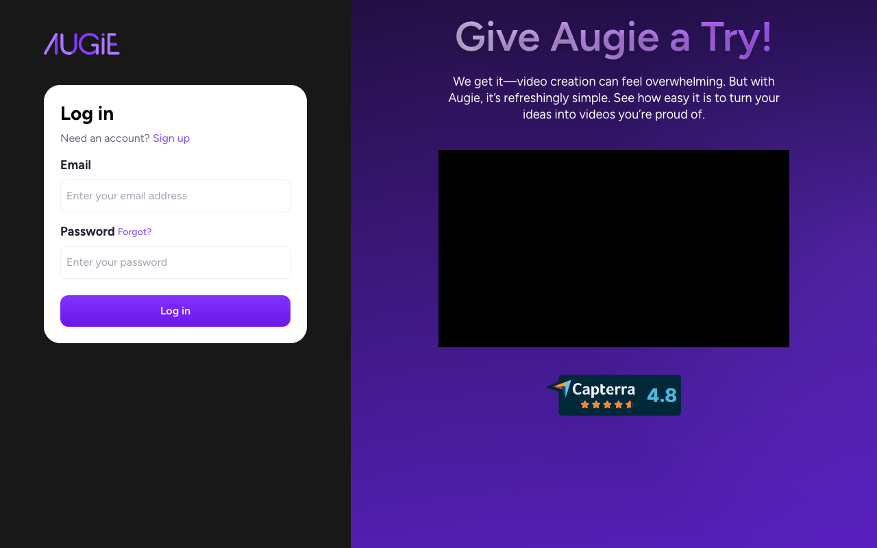 Augie：AI 助手帮您制作专业定制视频 人工智能 视频编辑 创业