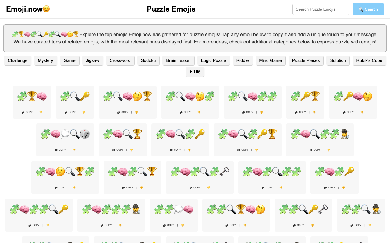 PuzzleMoji - 与 ChatGPT 玩的 Wordle 风格的表情游戏