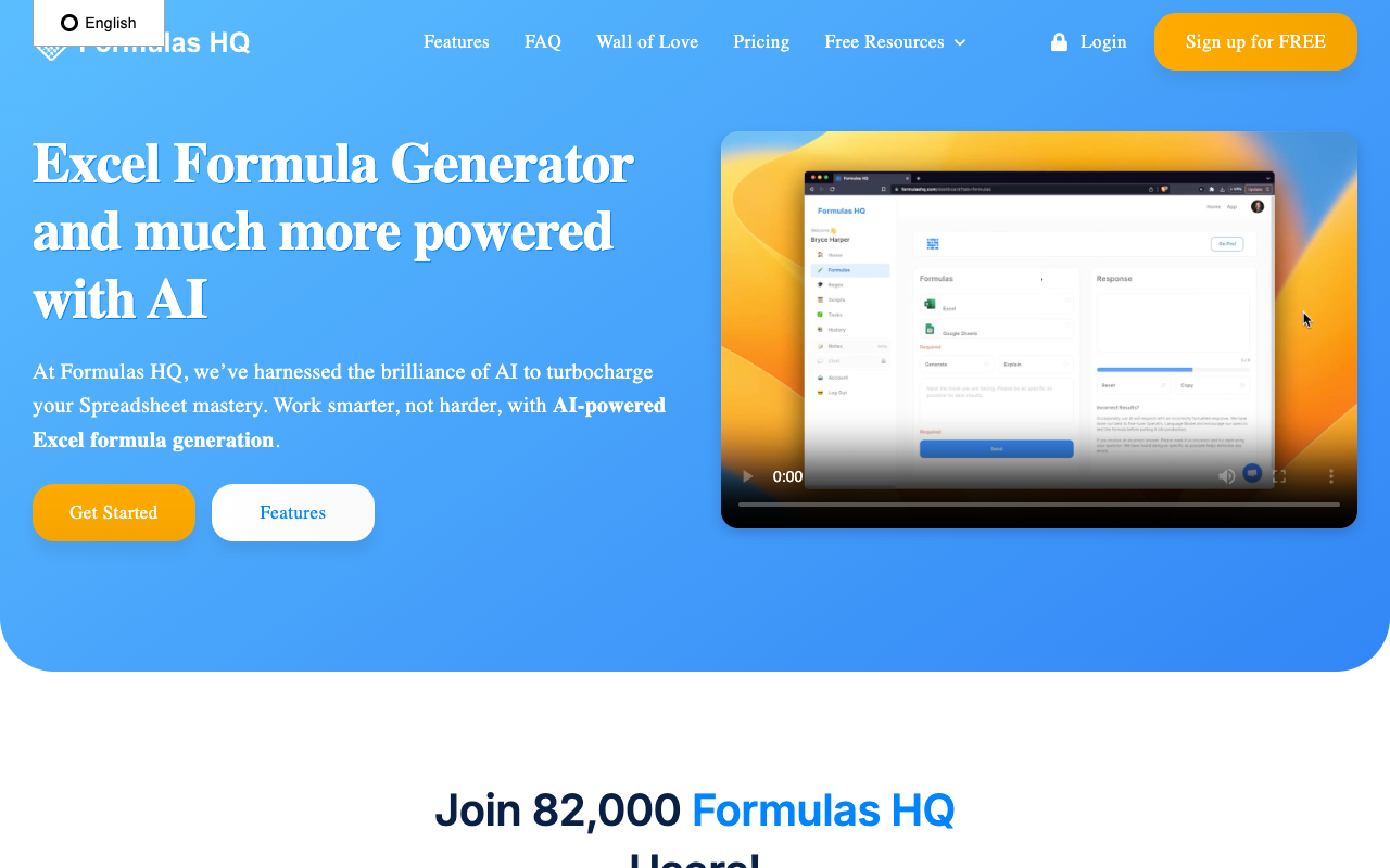 FormulasHQ - 最准确的 AI Excel 公式和 VBA 代码