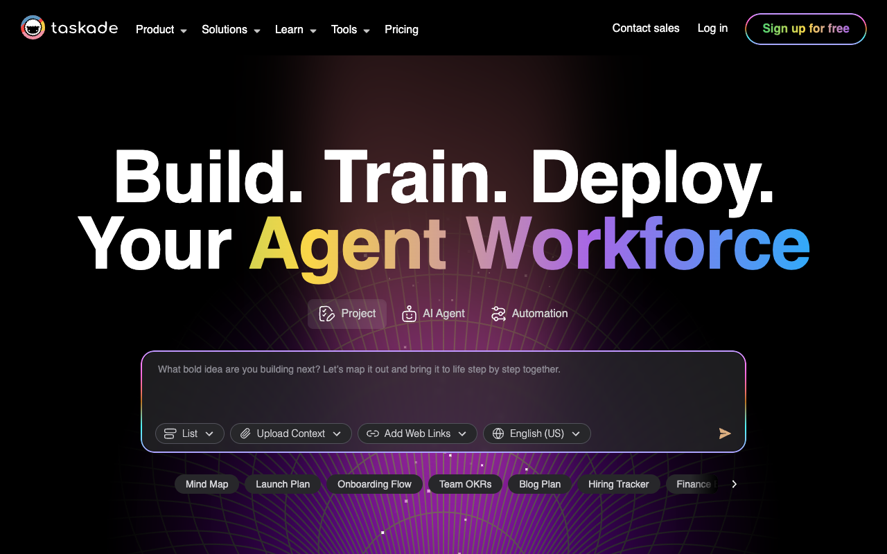 Taskade AI Workflows - 用生成式 AI 定制任何项目工作流 工作流 人工智能 项目管理