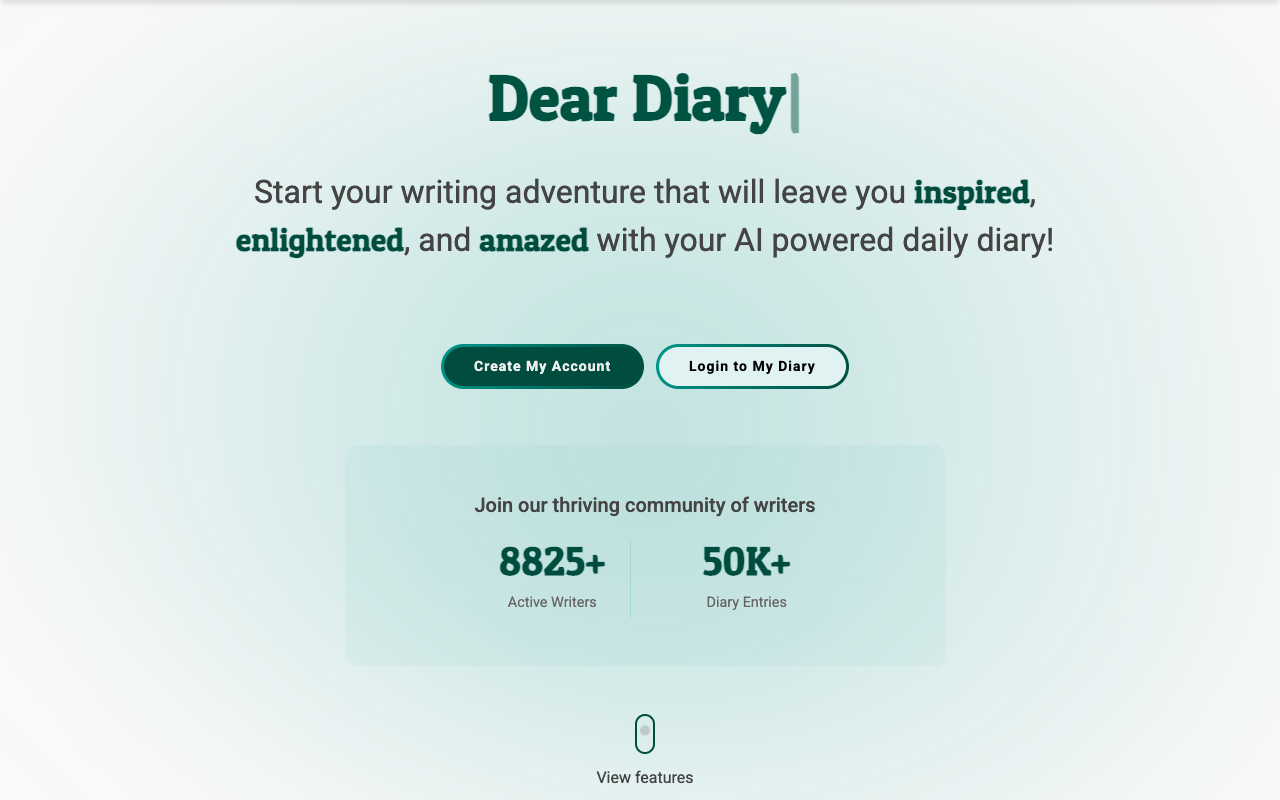AI Diary - 数字日记本，记录生活，AI 分析情感 人工智能 日记本 情感分析