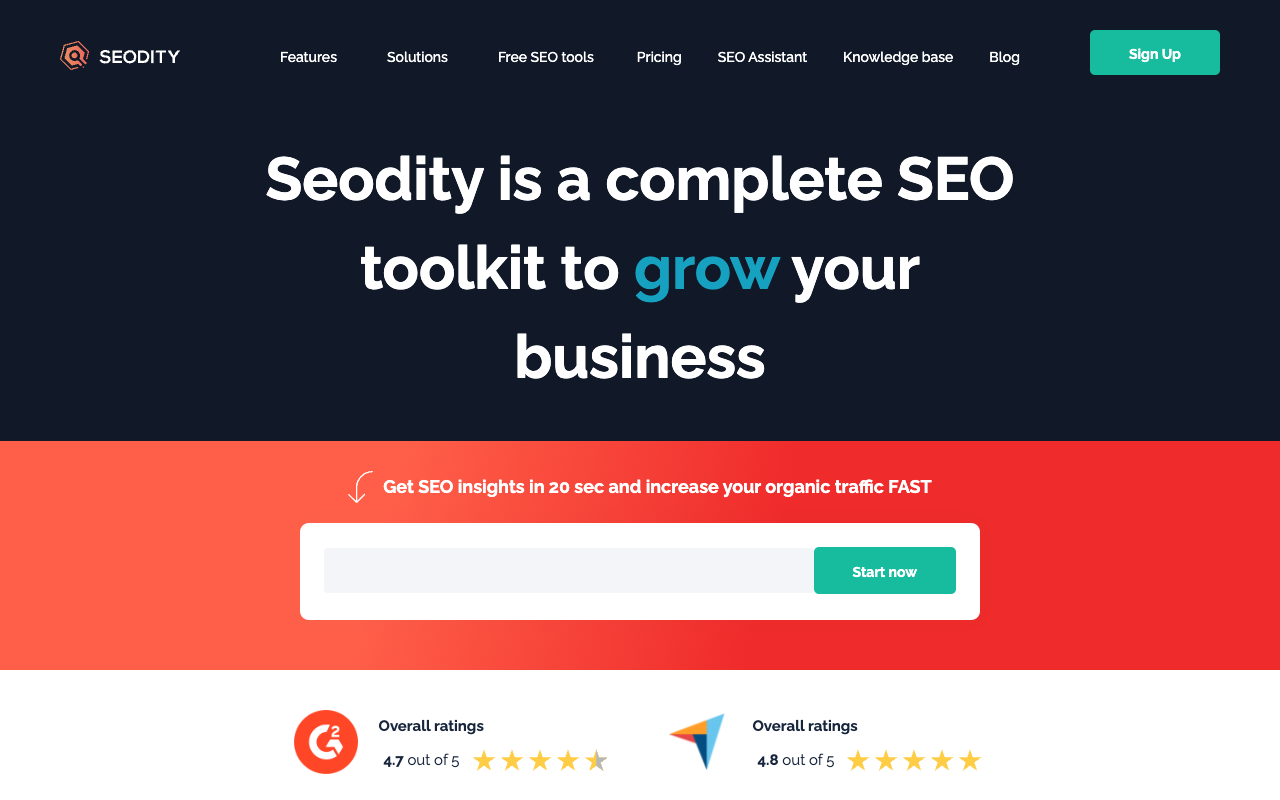 Seodity - 基于真实 SEO 数据的 AI 内容生成器 SEO 工具 人工智能 团队协作