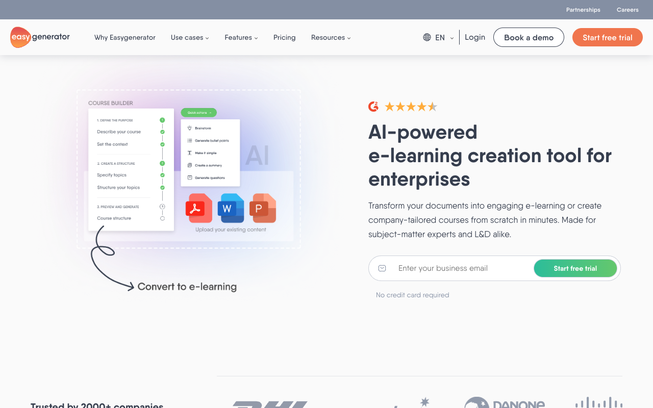 EasyAI - 提升您的在线教育创作与 EasyAI