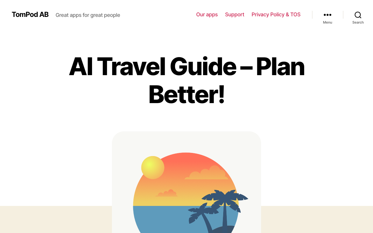 AI Travel Guide - Plan Better! 人工智能 旅行 应用