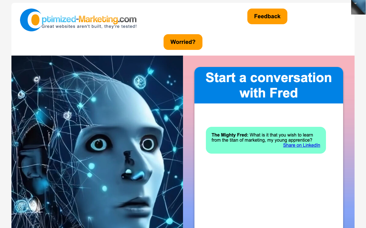 FRED AI 营销聊天机器人 - 全球最伟大的营销专家