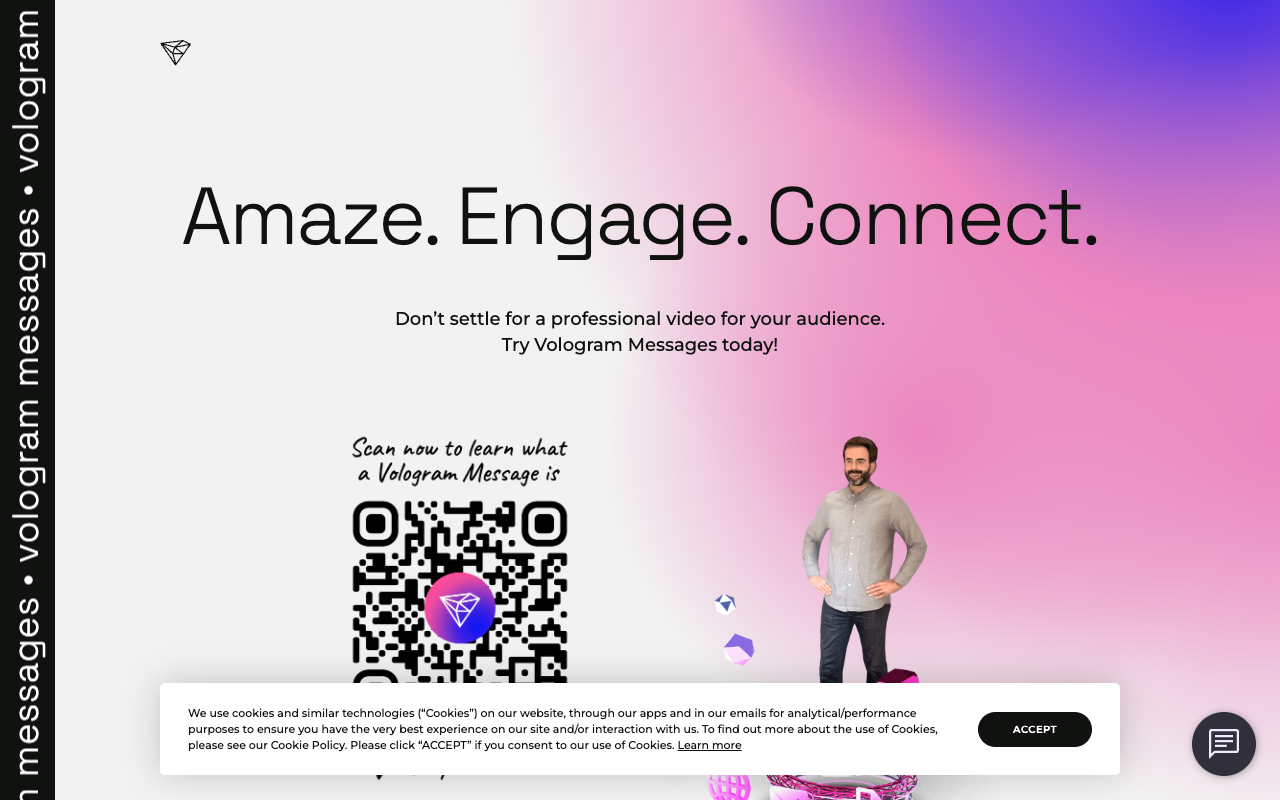 Vologram Messages - 通过 Volograms AI 与您的受众建立全新联系方式