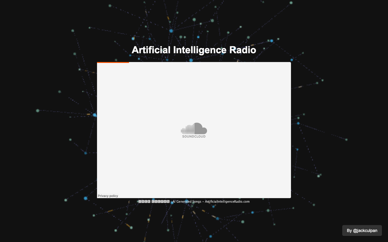 Artificial Intelligence Radio - 用人工智能创作的歌曲 人工智能 音乐