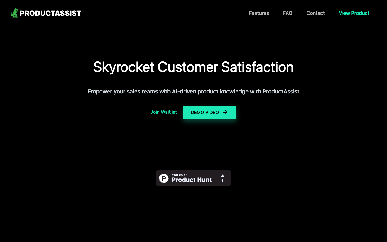ProductAssist - 自动化客户支持