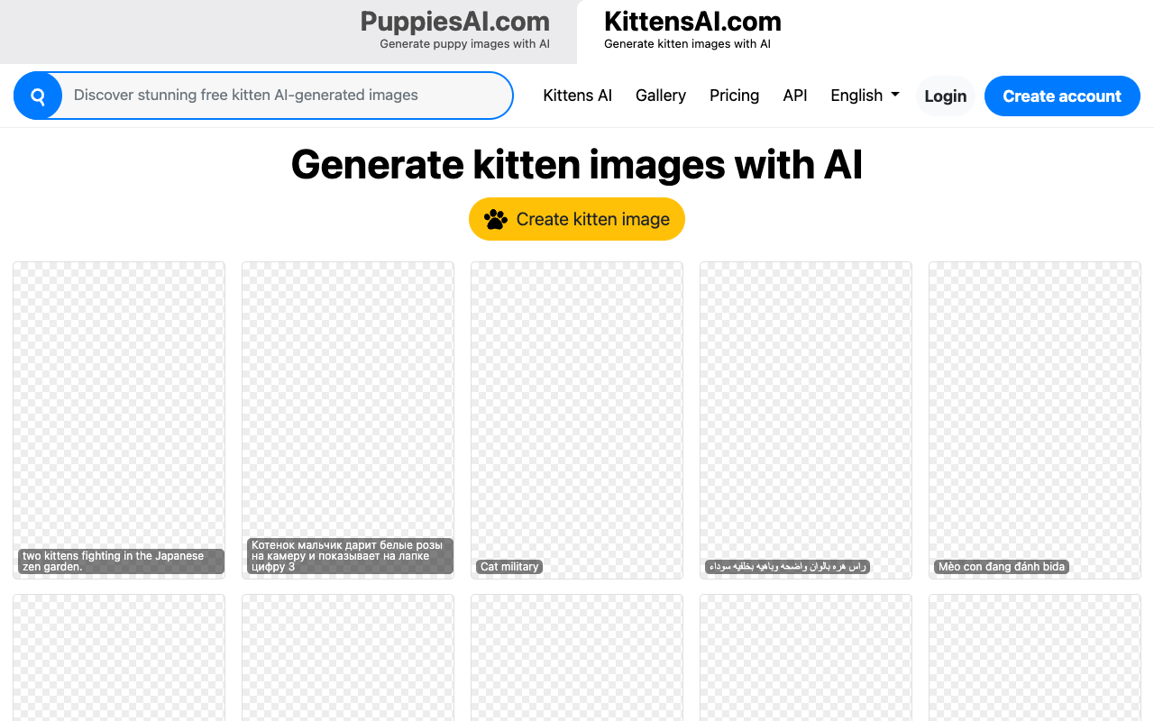 Kittens AI - 利用人工智能生成小猫图片