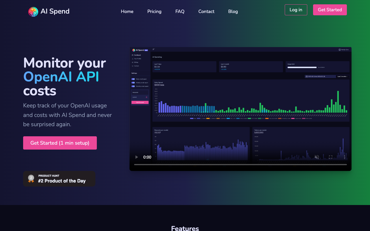 AI Spend - 监控 OpenAI 成本以避免意外开销