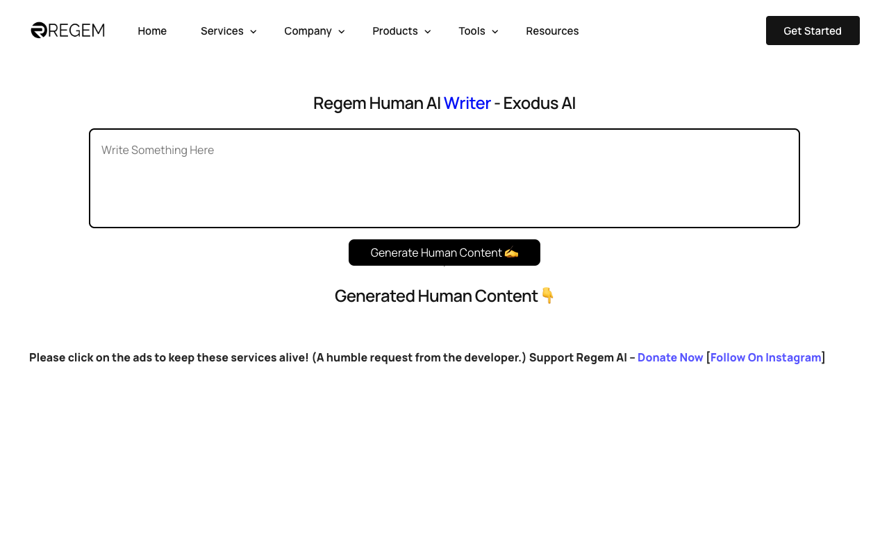 Exodus AI - Regem - Regem 人工智能写手是一款强大的 AI 内容写作工具