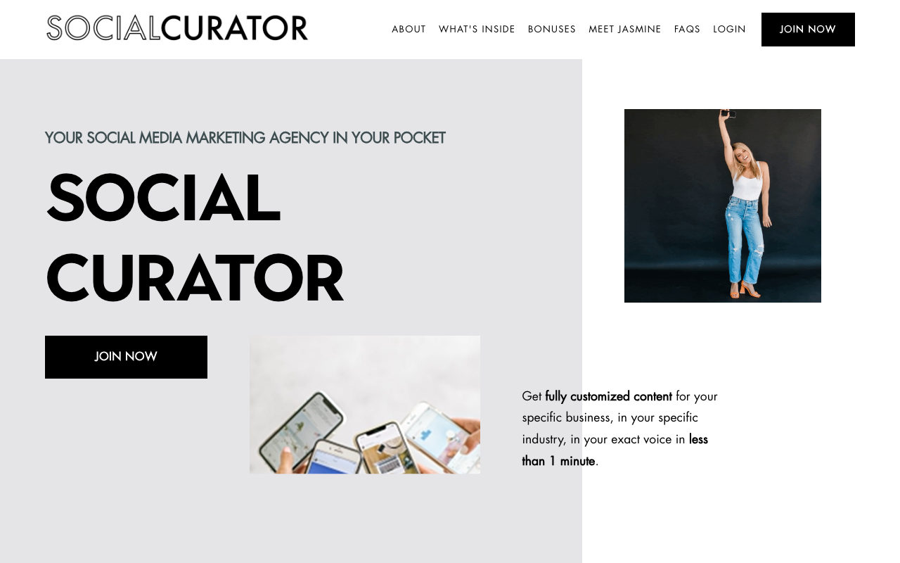 Social Curator - 你口袋里的社交媒体营销机构
