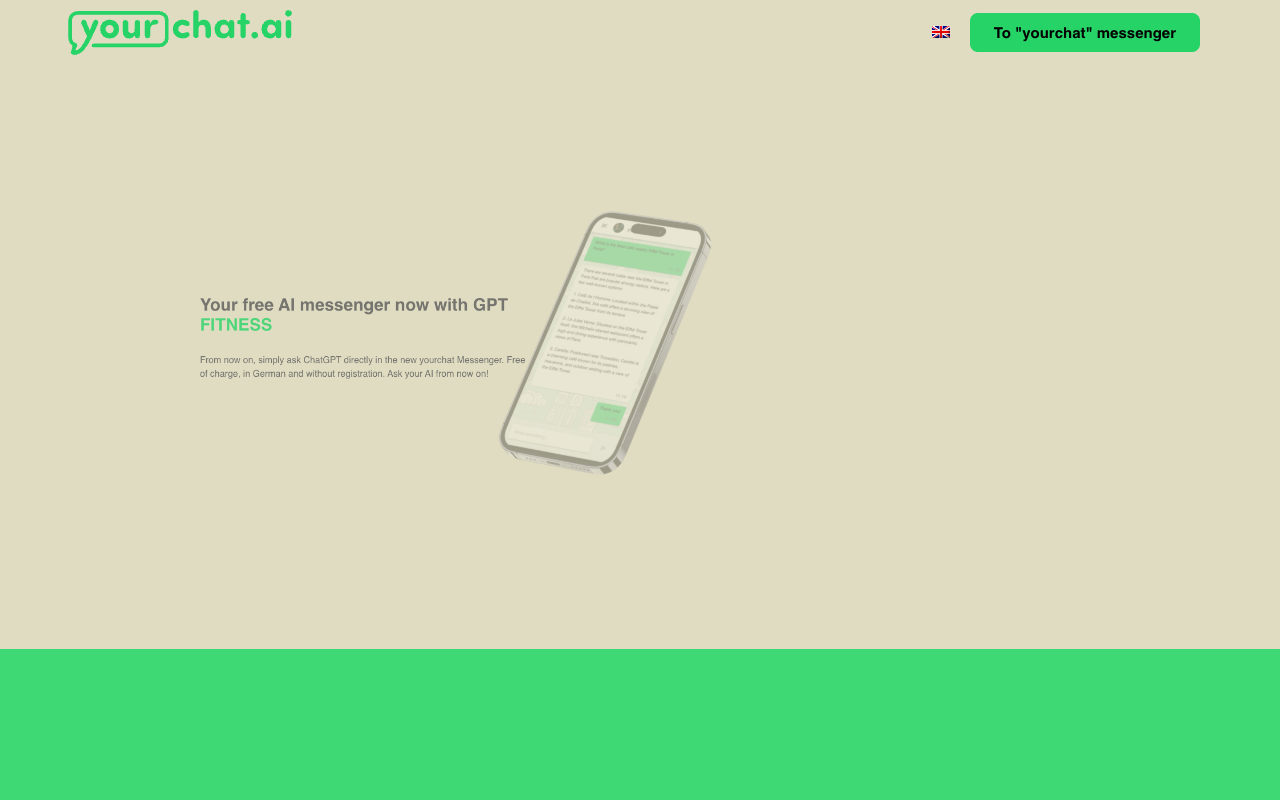 yourchat.ai - 使用 ChatGPT 作为 WebApp 或 Messenger Chatbot