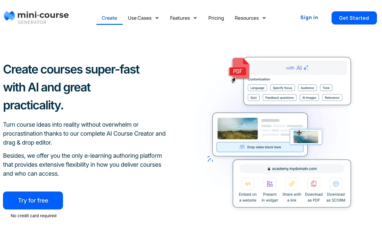 AI-Powered LinkedIn Carousel Creator - 唯一一款使用人工智能生成 LinkedIn 图文内容的工具