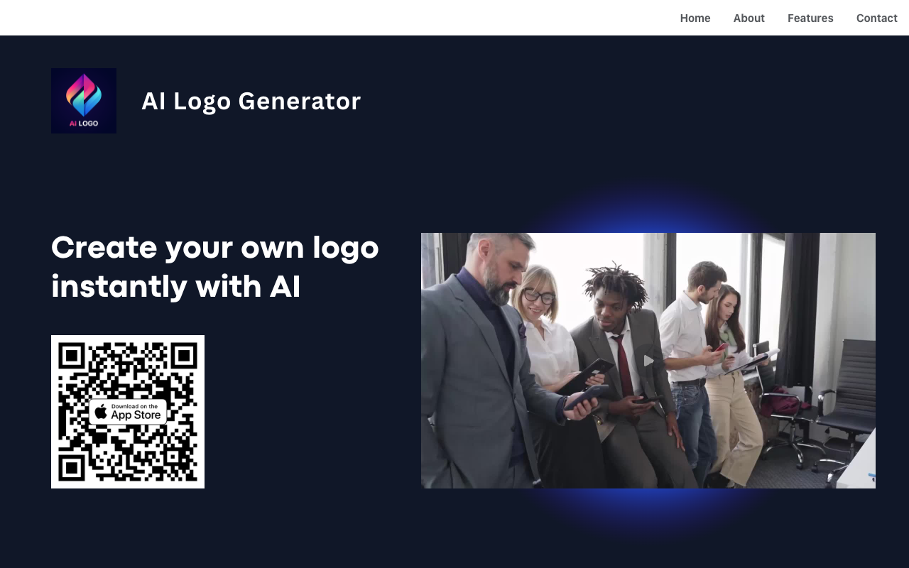 AI Logo Generator Logo Maker - 使用 AI Logo 生成器应用程序从您的想法创建独特的标志 人工智能 标志生成器