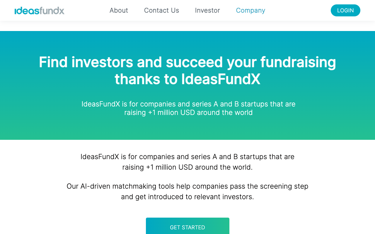 IdeasFundX - 优化风险投资和初创公司筹资的 AI 工具