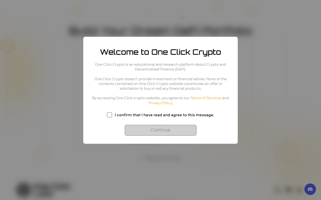 One Click Crypto：AI + DeFi - 您的 AI 驱动 DeFi 投资组合助手 人工智能 DeFi