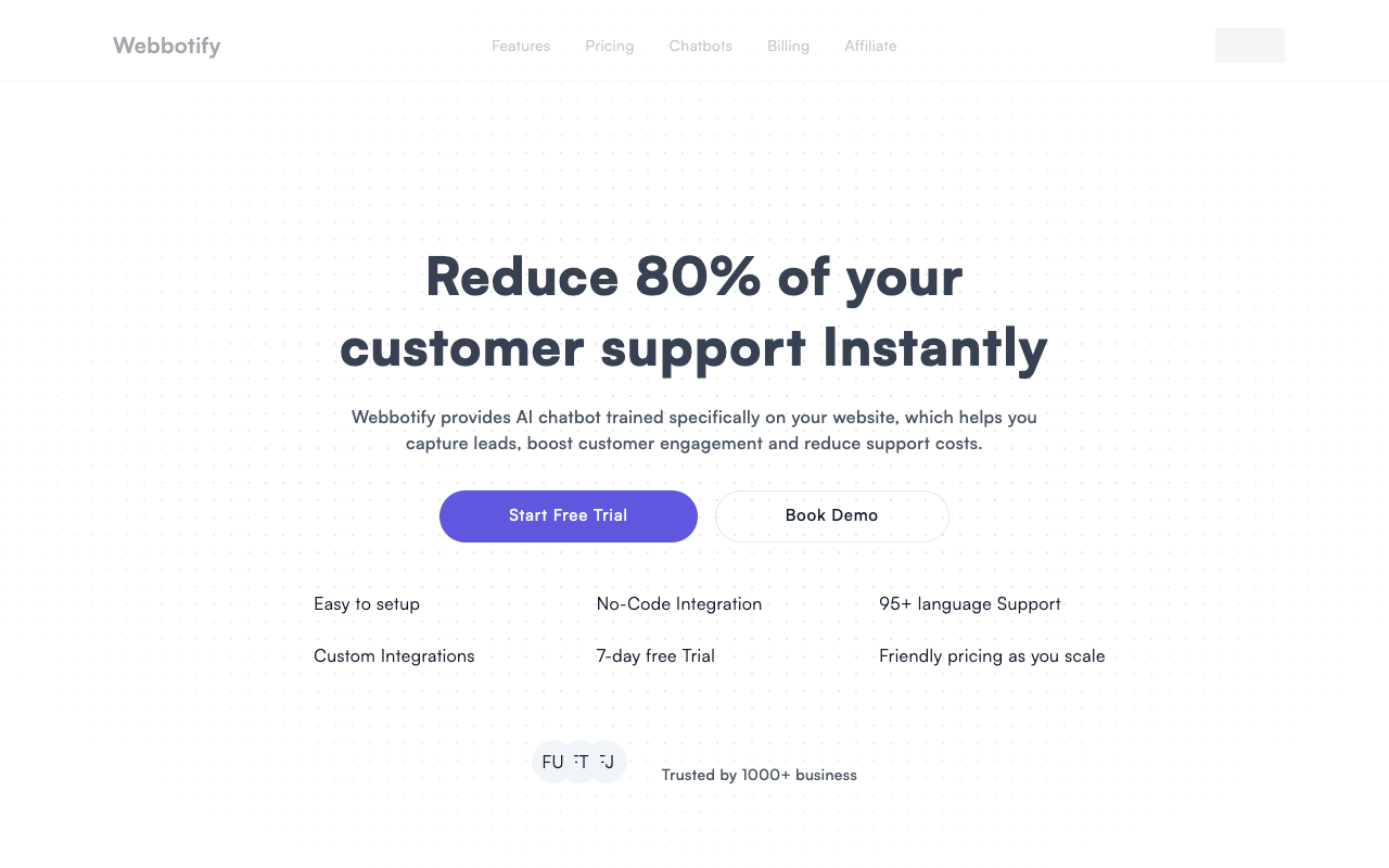 WebBotify - 在不到 2 分钟内为您的网站训练 ChatGPT