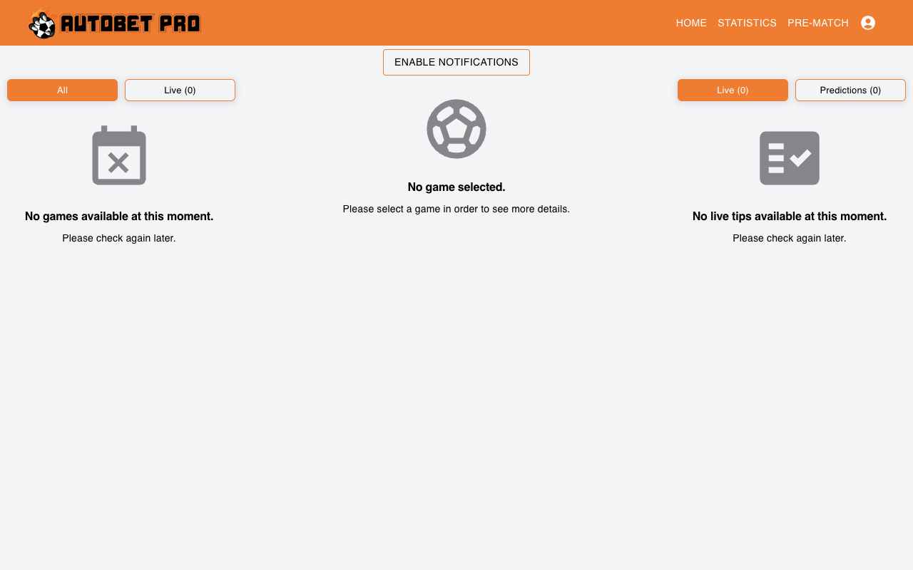 Autobet PRO - 用人工智能实现即时体育博彩 人工智能 即时体育博彩
