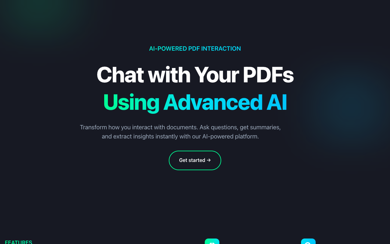PDFConvo - 使用人工智能与您的 PDF 进行对话 人工智能 PDF