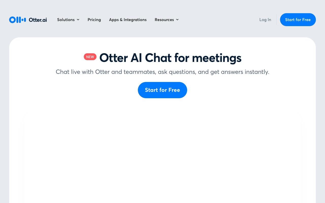 Otter AI Chat - 会议中的聊天、提问和即时回答