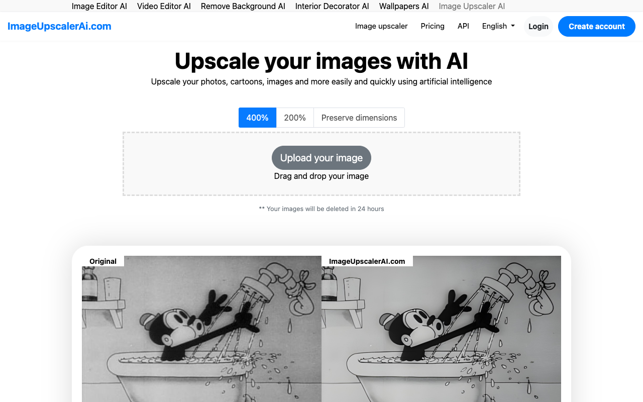 Image Upscaler AI - 使用 AI 提升图像质量
