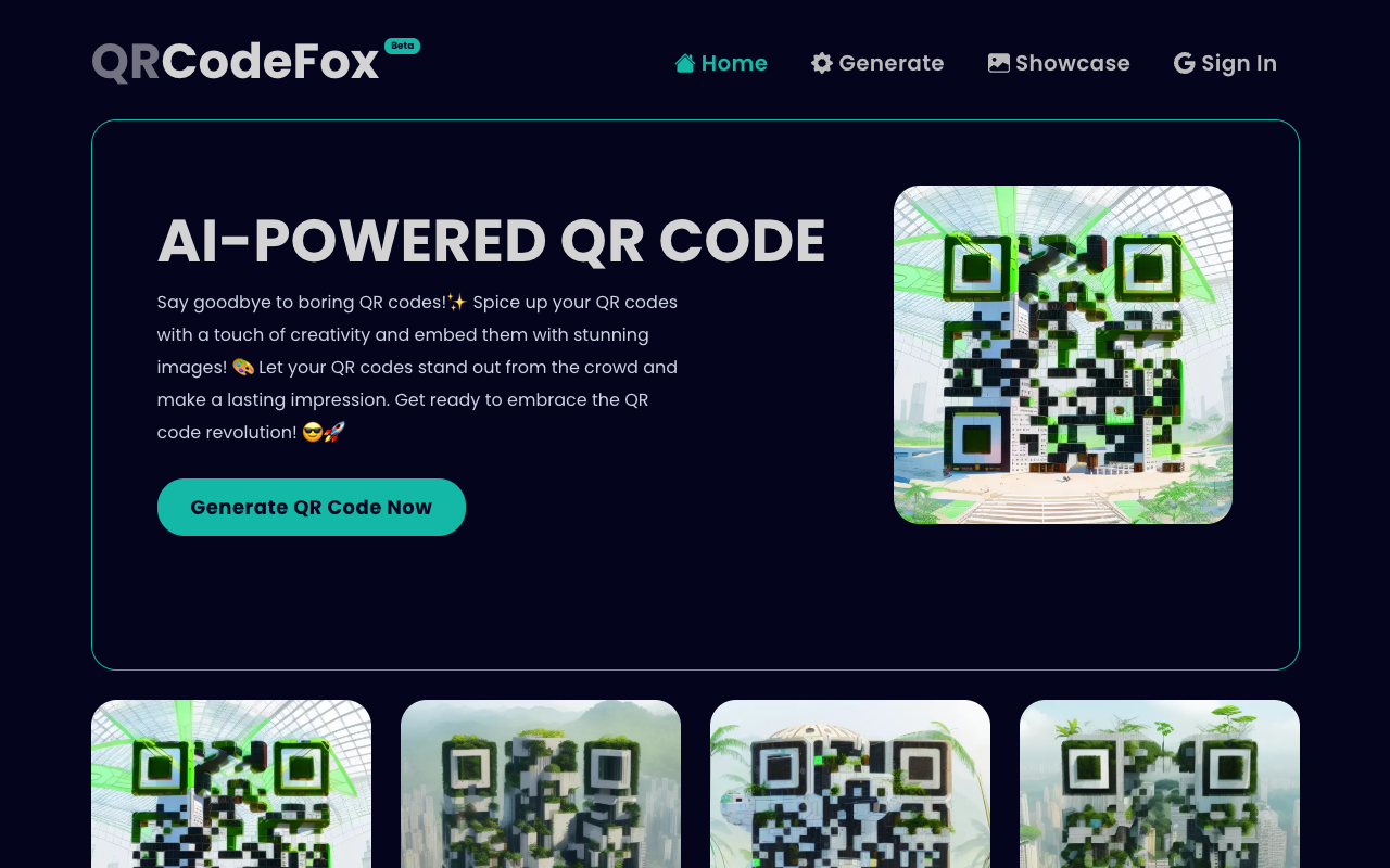 AI-Powered QR code - 用创意为您的二维码增添一丝活力 人工智能 二维码 创意设计