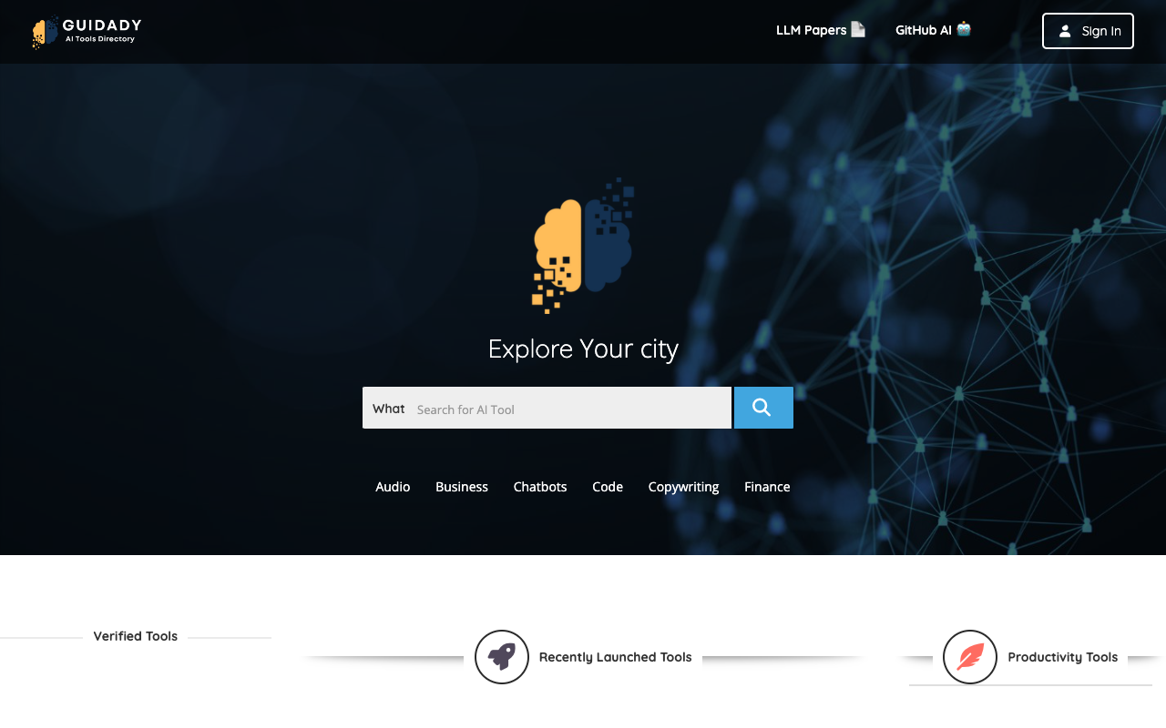 Guidady - AI 工具目录 - 发现最适合您的 AI 工具 人工智能 工具目录