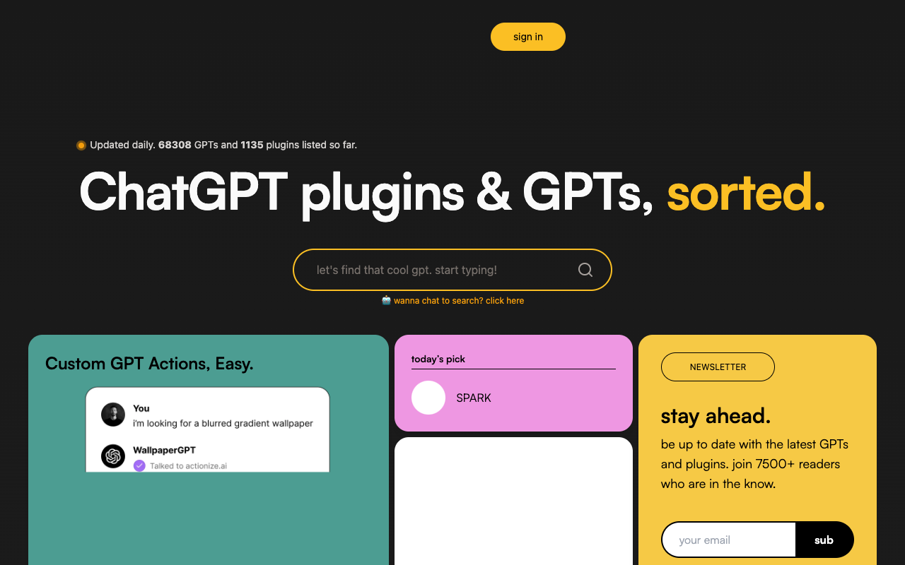plugin surf - ChatGPT 插件，排序整理