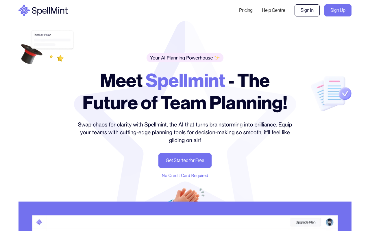 Spellmint - AI 动力的敏捷团队规划 人工智能 敏捷团队 规划工具
