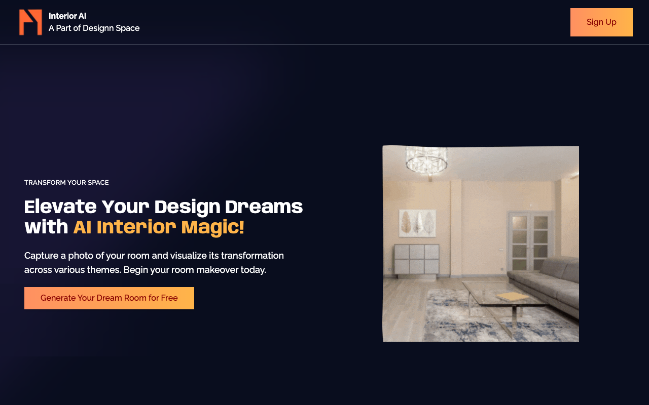 Make by Designn Space - 基于人工智能的任何房间室内设计师 人工智能 室内设计