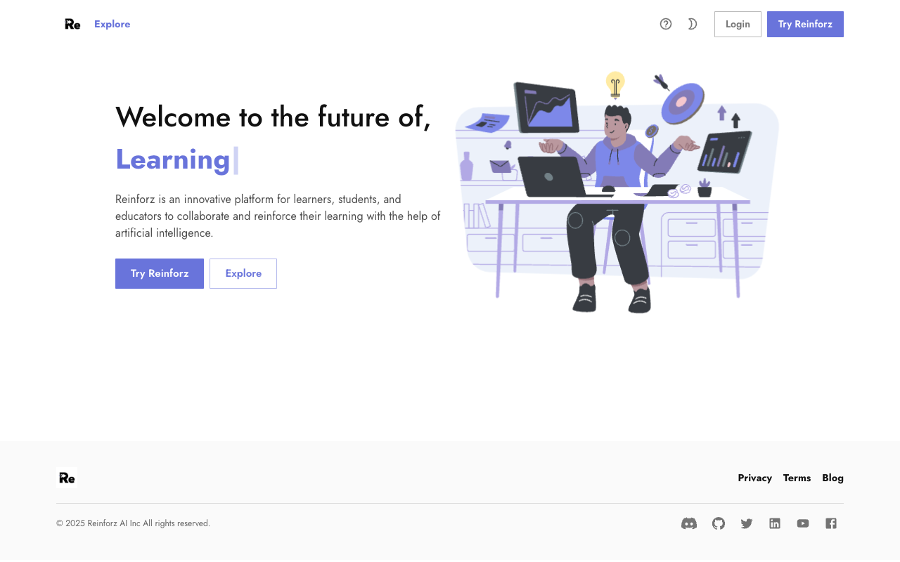 Reinforz - 用我们的 AI 动力解放学术活动