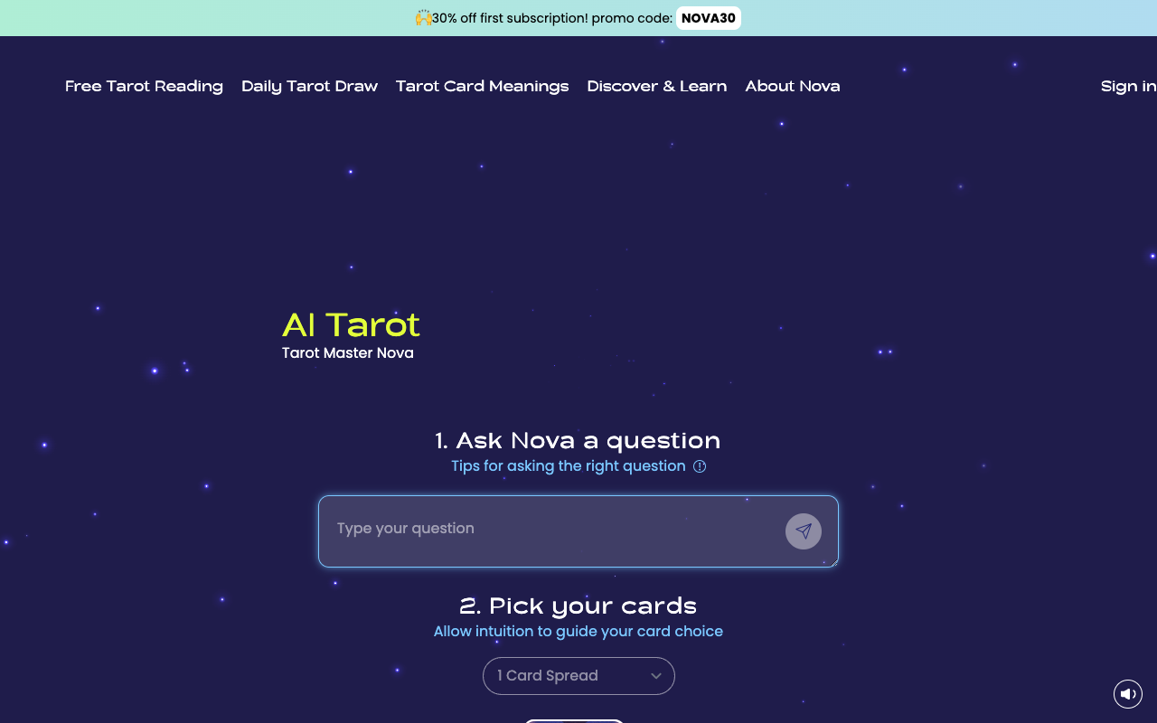 AI Tarot Master - AI 助力的在线塔罗牌阅读师 人工智能 塔罗牌