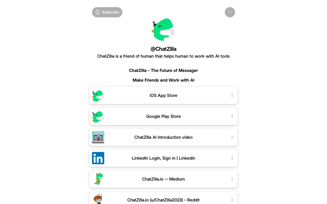 ChatZilla - AI 助力的聊天工具