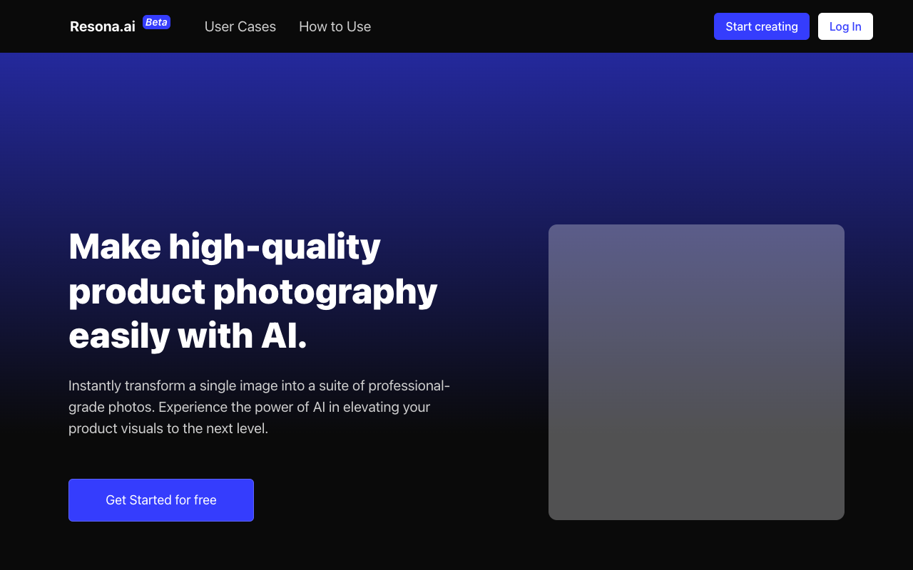 Resona.ai - 时尚的 AI 虚拟模特
