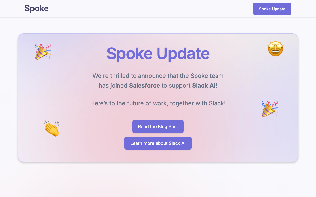Spoke.ai - 使用强大且安全的人工智能总结 Slack 人工智能 AI 总结 Slack