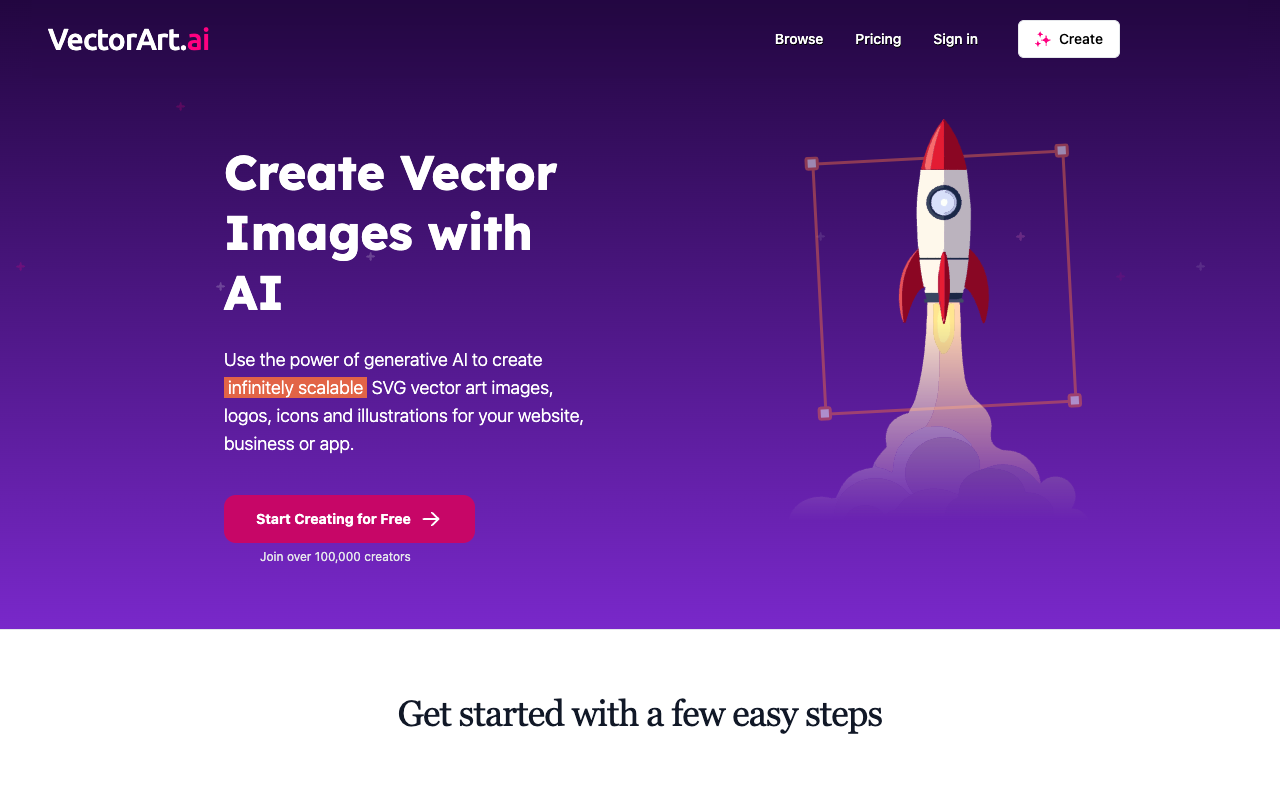 VectorArt.ai - 利用人工智能创建和编辑矢量图形 人工智能 矢量图形